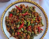 Foto langkah ke 8 dari resep Tumis Buncis Tempe Cabe Hijau.