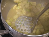 Puré de calabacín para guarnición