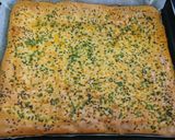 Hình bước làm 4 của món Bánh mì nướng sốt cheese chà bông