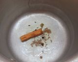 A picture of step 1 of CINNAMON SPICED, DRY FRUIT PULAO.