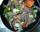 Foto langkah ke 8 dari resep Tumis Daging dan Paprika.