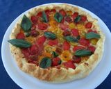 A picture of step 5 of Savory Cherry Tomato Tart.