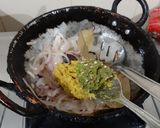 A picture of step 4 of Mutton donne biriyan.
