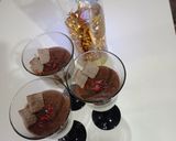 عکس مرحله 1 از دستور پودینگ دو رنگ وانیلی و شکلاتی