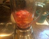 A picture of step 3 of Non-dairy strawberry smoothie🍓.
