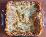 Vöröslencsés vegetáriánus lasagne recept fázis 3 fotója