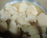 Hình bước làm 1 của món Giò sống rim tôm khô