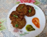A picture of step 5 of Khichdi ke kabab(saramye).