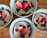 A picture of step 4 of My strawberry and blueberry cheesecake dessert (keto, low-carb).