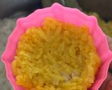 Foto langkah ke 7 dari resep Lemper Bunga Dua Warna.
