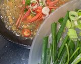 A picture of step 5 of Crispy fried Red Snapper fish in Thai style tamarind sauce.