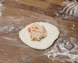Töltött lángos (Panzerotti) recept fázis 10 fotója