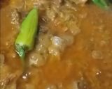 A picture of step 6 of Achar gosht.