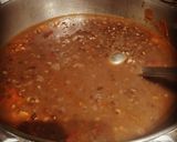 A picture of step 9 of Daal Makhni.