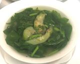 Hình bước làm 2 của món Canh rau mồng tơi mướp hương#bátcanhthanhmat