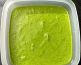 A picture of step 1 of Coriander Peanuts Sweet Chutney.