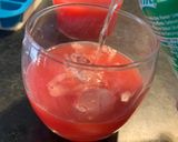 A picture of step 4 of Watermelon refresher.