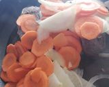 Foto del paso 1 de la receta: Carne al jugo con ensalada de porotos negros