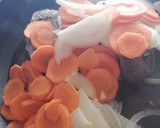 Foto del paso 1 de la receta: Carne al jugo con ensalada de porotos negros