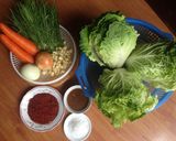 Hình bước làm 2 của món Kim Chi