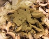 A picture of step 3 of Cream of Mushroom Soup.