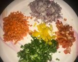 A picture of step 2 of White Pasta- made by my daughter.
