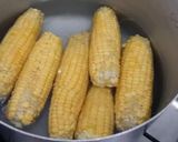 A picture of step 1 of Masala Corn on the Cob with Chat Masala.