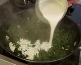 Spenótos-kéksajtos penne recept fázis 8 fotója