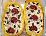Une image de l'étape 6 de Courge Spaghetti à la crème de fromage à la Truffe et Chorizo.