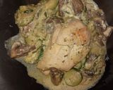 A picture of step 6 of Chicken Breast with Courgettes, Onion, and Chestnut Mushrooms.