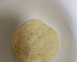 A picture of step 1 of Aloo Bhakarwadi.