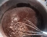 Foto langkah ke 3 dari resep Brownies Panggang Sekat.