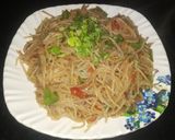 A picture of step 3 of Chow mein.