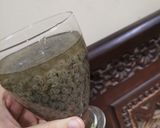 A picture of step 3 of Chia syrup🍸.