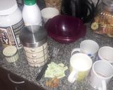Foto del paso 1 de la receta: Bizcochuelo proteico de avena en taza