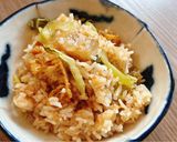 Hình bước làm 4 của món Cơm Chiên Dưa Cải Chua và Heo Quay Chay