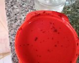 A picture of step 2 of Chocolate and red velvet checker board cake.