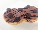 Foto langkah ke 6 dari resep Pancake Nutella Oreo.