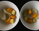 Foto langkah ke 5 dari resep Kolak Durian isi Pisang Ubi Labu.