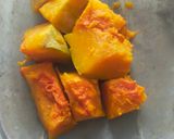 Foto langkah ke 1 dari resep Pumpkin Bread Filled with Chocolate Jam.