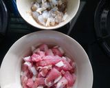 Hình bước làm 1 của món Sa kê trộn