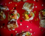 A picture of step 6 of Fried bread dhokla.