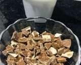 A picture of step 6 of Chocolate Raisin Granola.