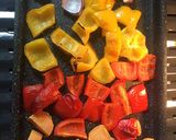 A picture of step 4 of #nationalcurryweek 🍠 Sweet potato and vegetable pathia.