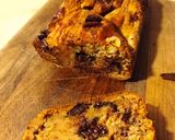 Une image de l'étape 5 de Cake noisette chocolat banane.