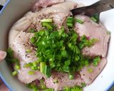 Hình bước làm 1 của món Canh khổ qua cá thát lác