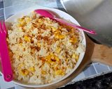 Foto langkah ke 7 dari resep Butter Rice & Scramble Egg.