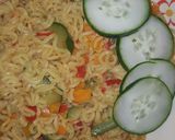 A picture of step 1 of Indomie.