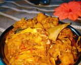 কাতলা মুড়োর বাঁধাকপি ঘন্ট (Katla muoror bandhakopi ghonto recipe in Bengali) রেসিপির ধাপ 6 ছবি