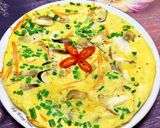 Hình bước làm 3 của món Trứng Chiên Cà Rốt Nấm